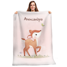 [099147-21] Плюшено одеяло - Сърничка - XL-150/200 cm